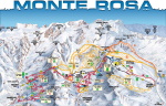 Карта фрирайд зон Monterosa
