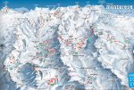 Карта зоны катания Monterosa
